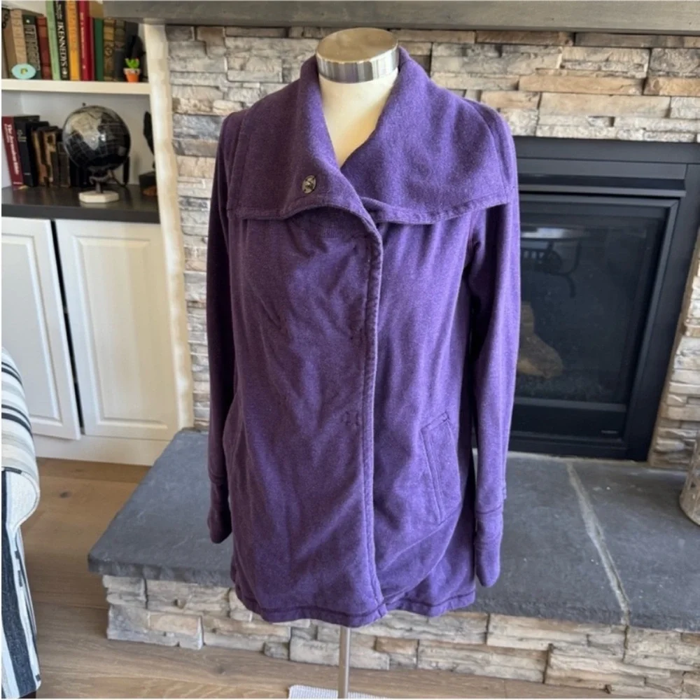 Lululemon Athletica Deep Purple Pea Coat